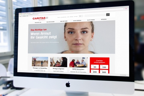 Redesign Caritas Schweiz. So sieht eine moderne NGO-Webseite aus