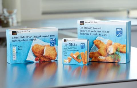 Mmmh: Das Packaging mit Serviervorschlag macht Appetit auf Meer.