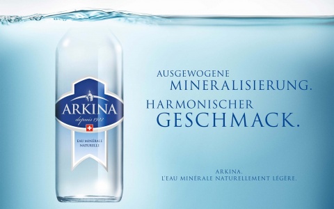 Der neue Auftritt von Arkina Mineralwasser
