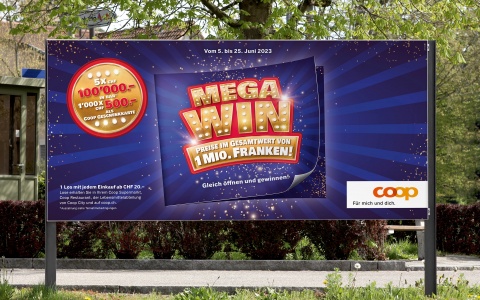 Coop Promotion Mega Win F12 OOH